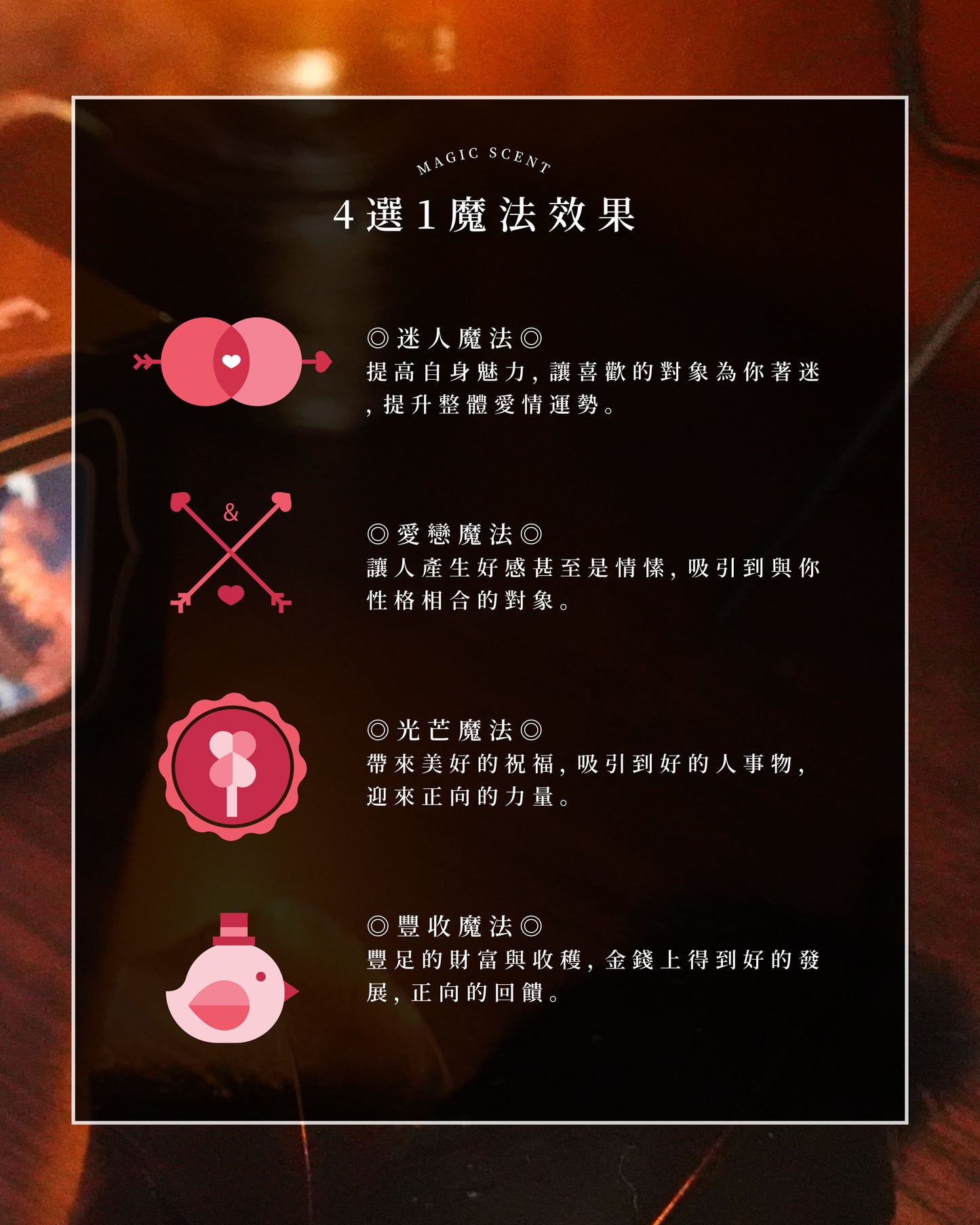 【客製化◆魔藥香水】選擇香氣與魔法效果